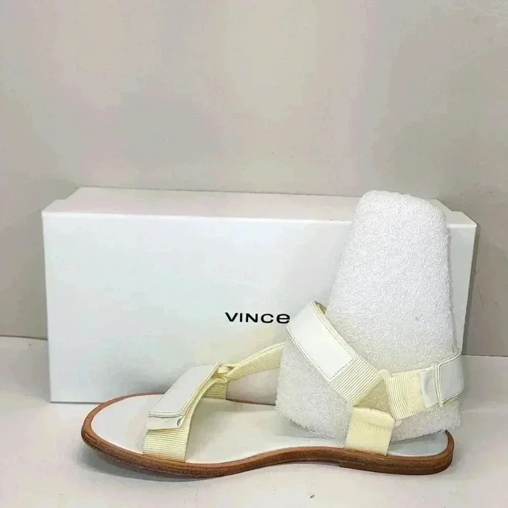 Vince slingback leather upper sandal size 36.5